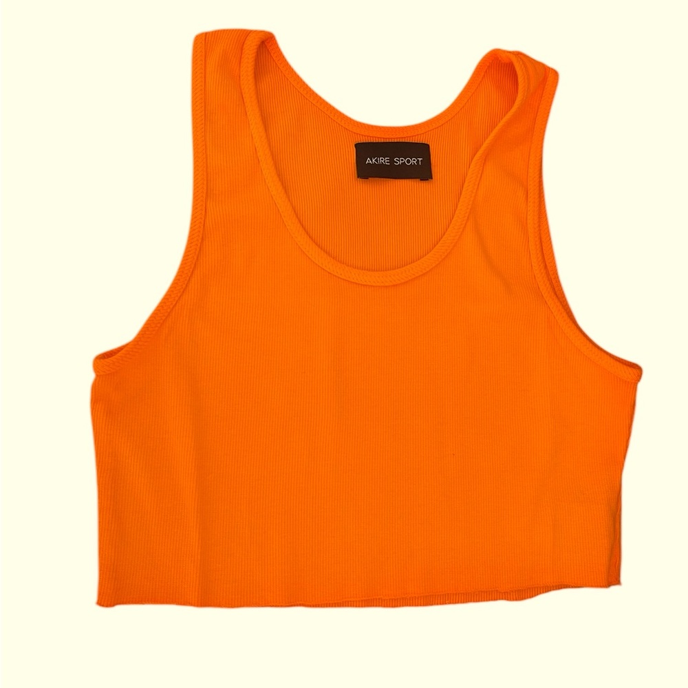 Akire Sport The Perfect Tank Orange NWT